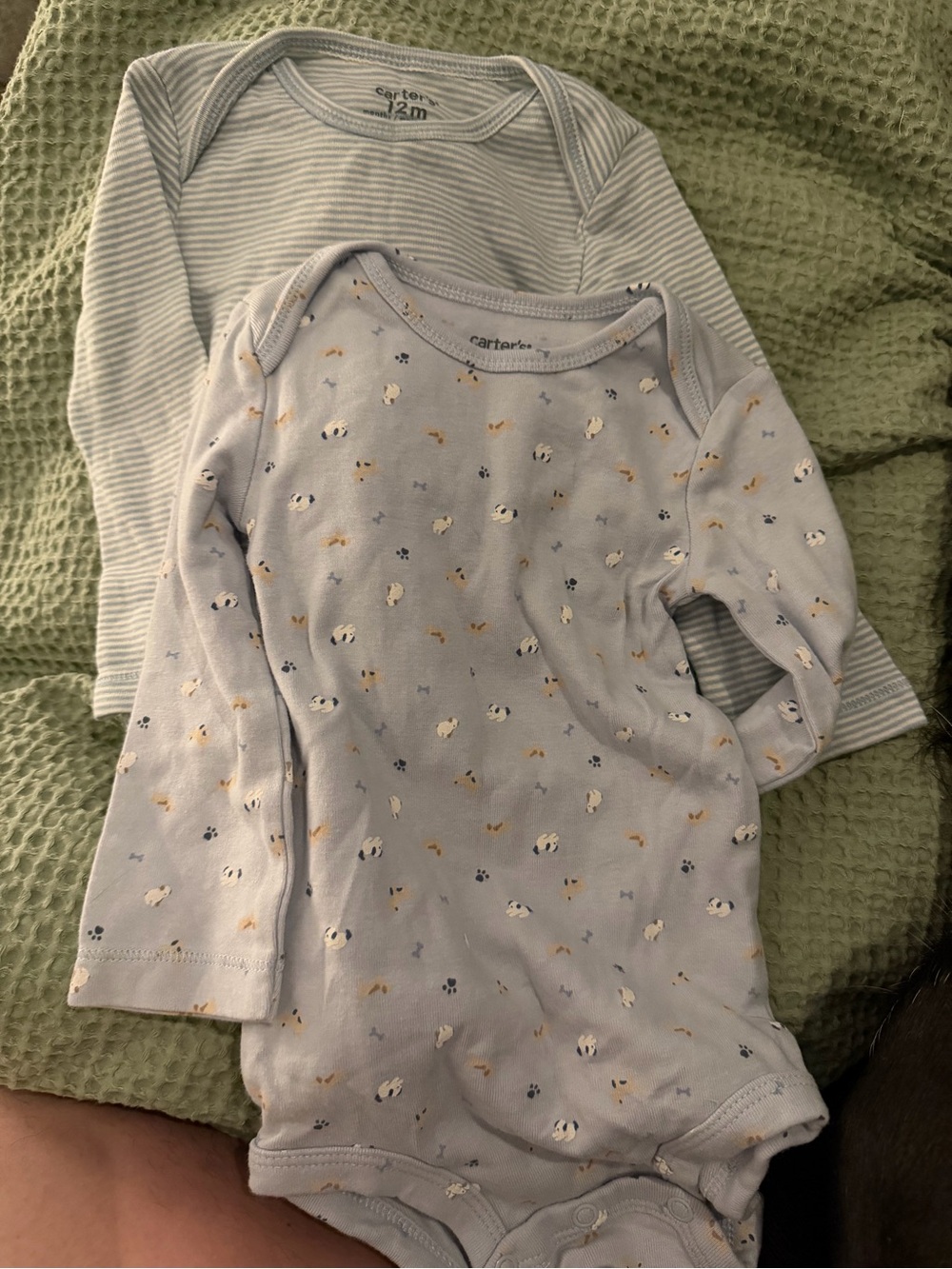 Set of 2 Carter’s 12M Onesies